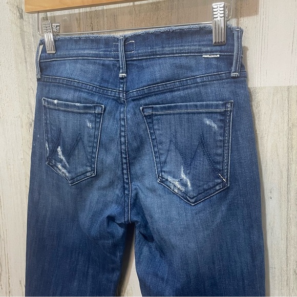 Mother The Double Fray Charmer Skinny Jeans- Take The Edge Off size 24 - Picture 5 of 8